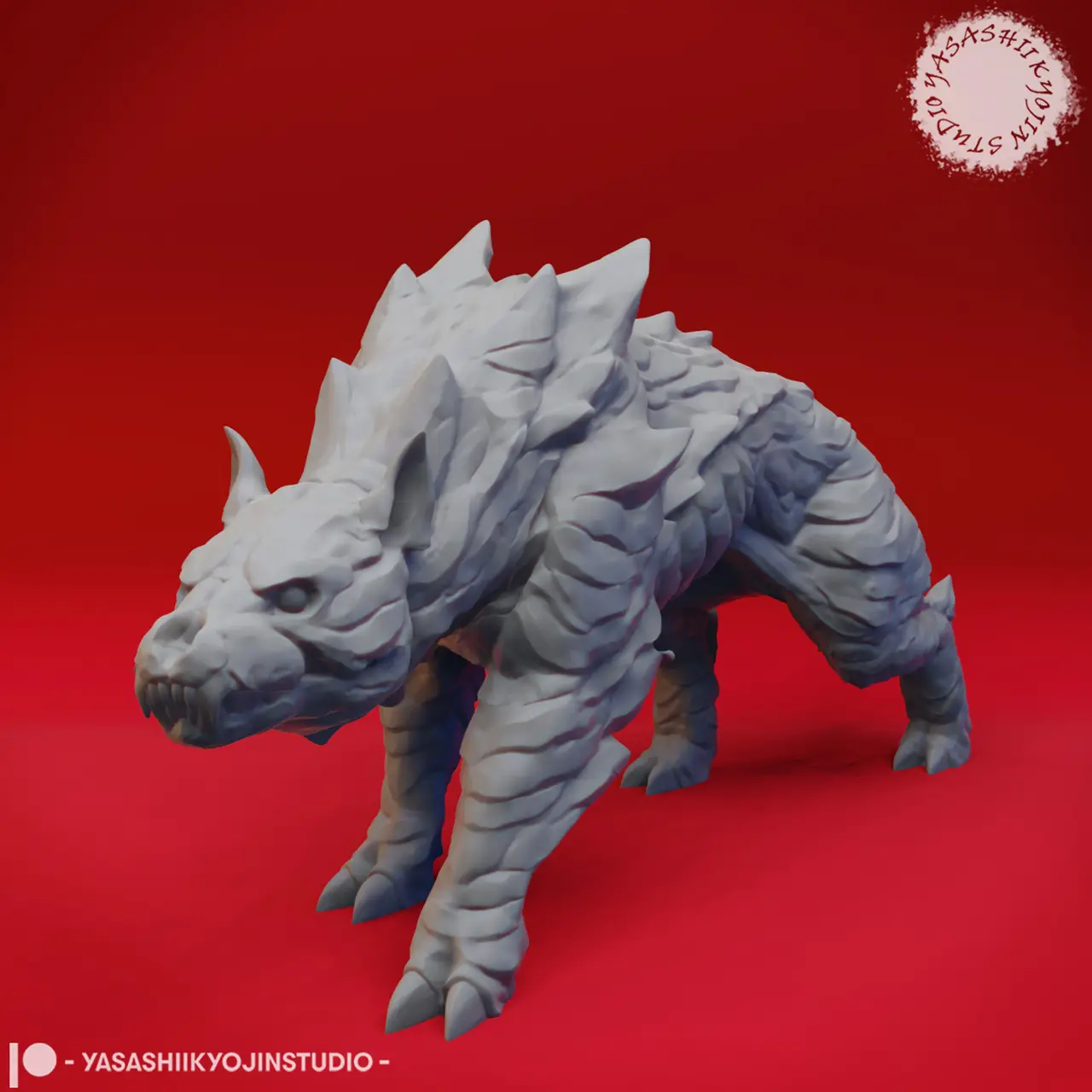 Hellhound - Tabletop Miniature — modelo 3D