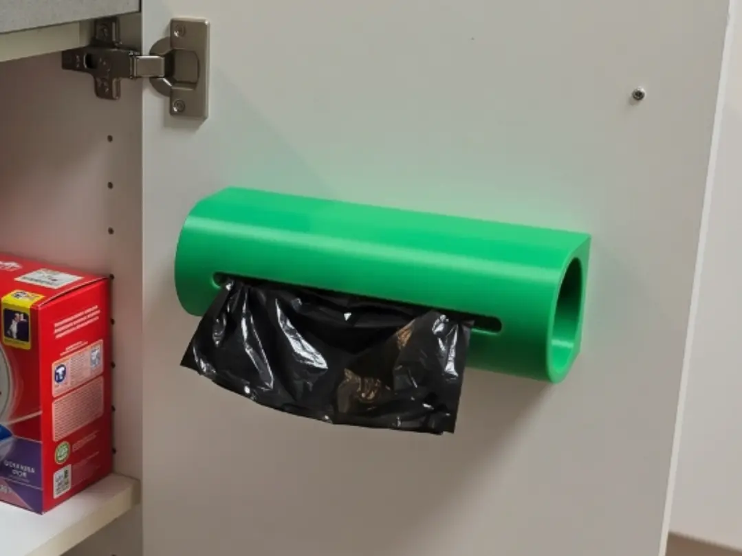 Supporto per Rotoli di Sacchetti della Spazzatura — modelo 3D