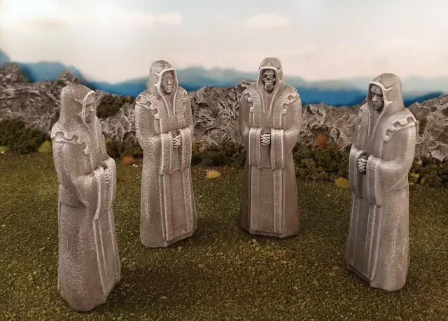 Priest statue — modelo 3D
