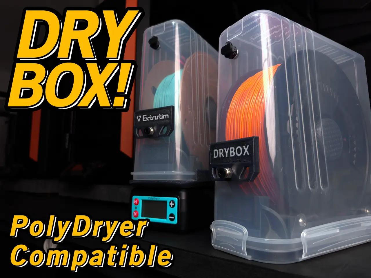 Drybox | Cheap Filament Storage Box | Polydryer Compatible Dry Box — modelo 3D