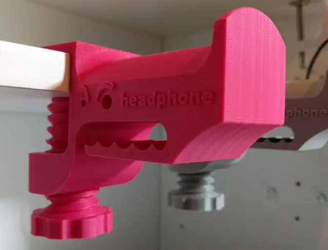 Monster Mouth Headphone Holder - Clampable — modelo 3D