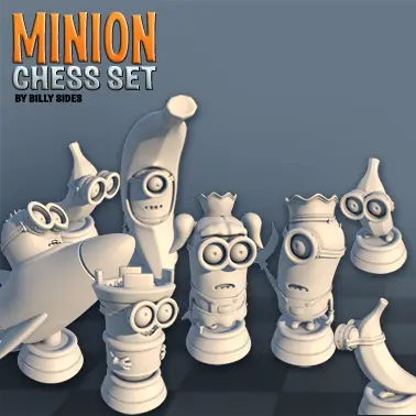 Minion Chess — modelo 3D