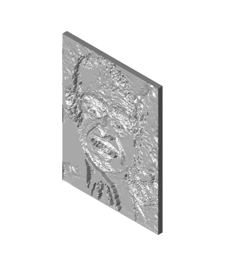 Lithophane Mr. Hyde Fredric March — modelo 3D