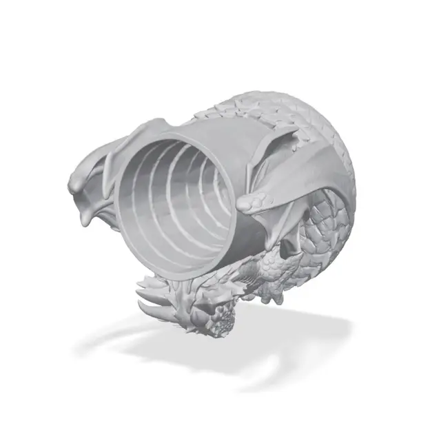 Dragon Pen Holder - Desk Organizer STL — modelo 3D