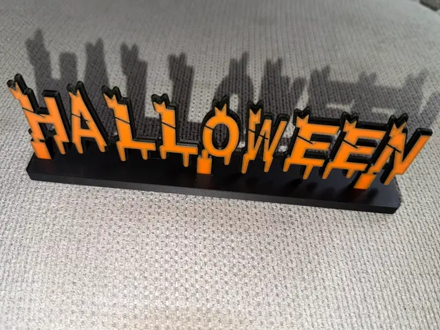 Halloween Schild — modelo 3D