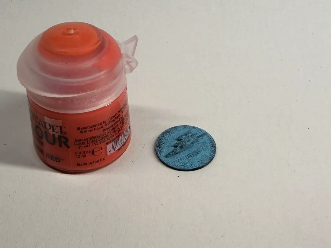 Extra Small WH Battle Shocked Token — modelo 3D
