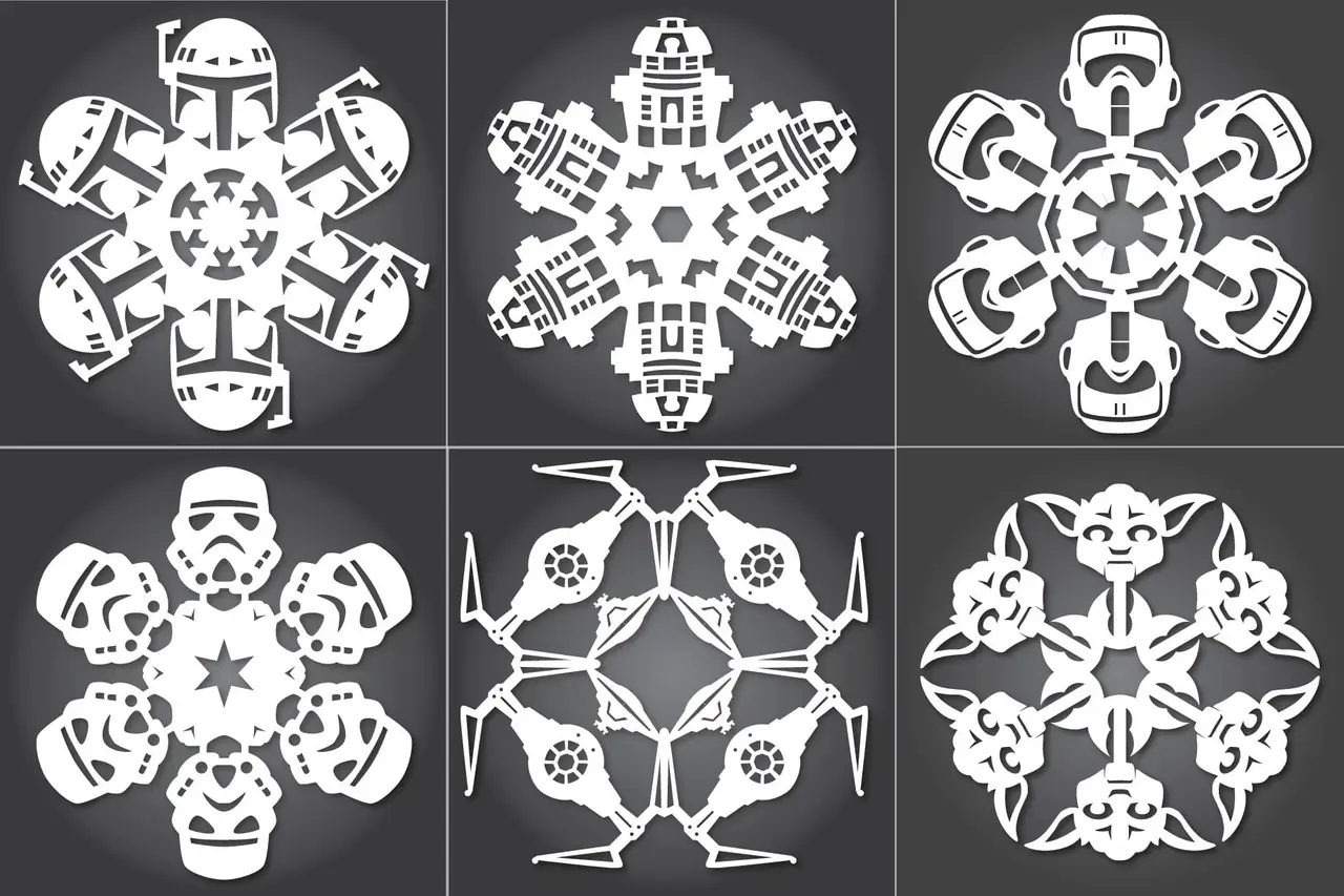 Star Wars Snowflakes — modelo 3D