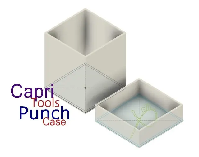 Capri Tools Punch Case — modelo 3D