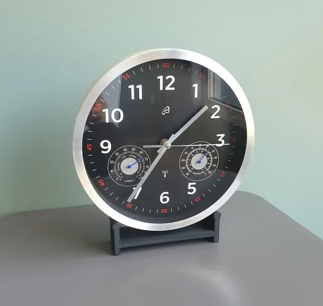 Universal Desk Clock Stand for Wall Clocks — modelo 3D
