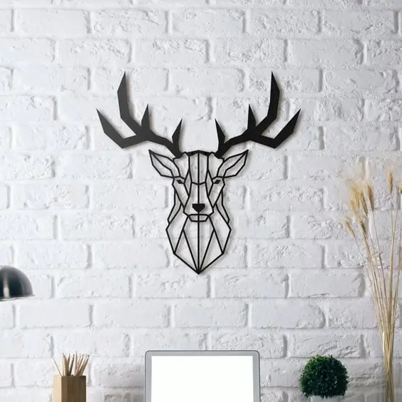 Deer Wall Sculpture 2D II — modelo 3D
