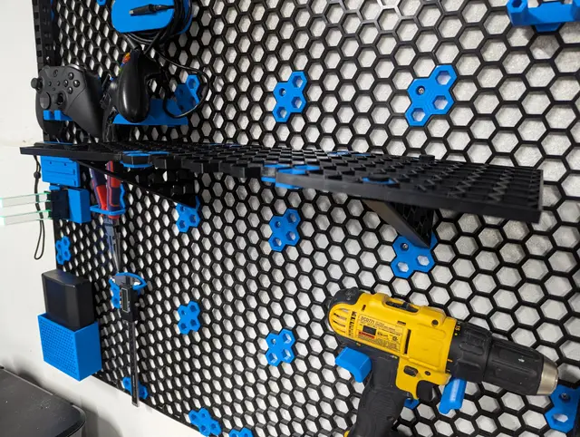 Honeycomb Storage Wall (HSW) Shelf — modelo 3D