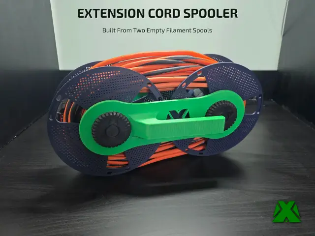 Extension Cord Spooler — modelo 3D