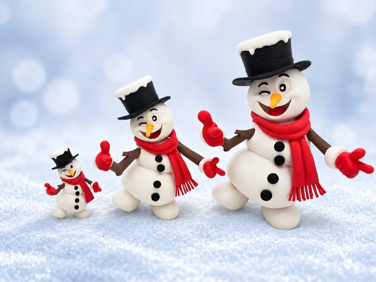 Schneemann — modelo 3D