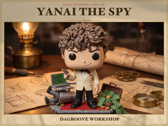 Yanai the Spy Figurine, Secret Agent Diorama — modelo 3D