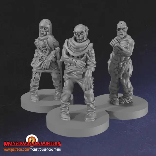 Zombies 1 (SUPPORTLESS) — modelo 3D