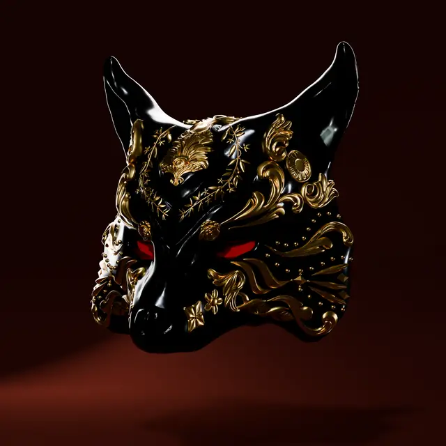 Fox mask (wearable) — modelo 3D
