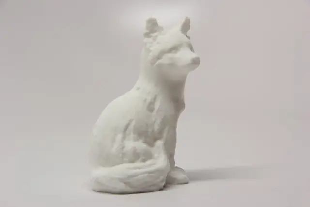 Sitting Fox — modelo 3D