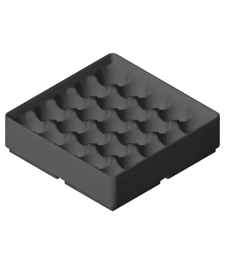 Gridfinity AA Battery Holder — modelo 3D