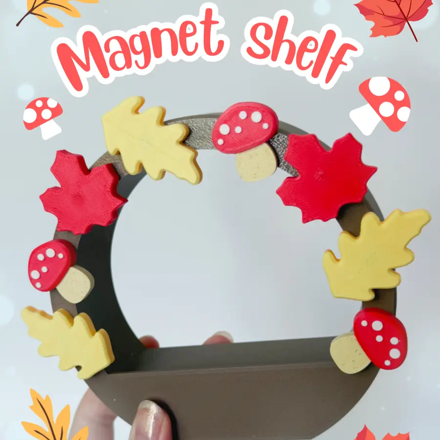Autumn Magnet shelf — modelo 3D