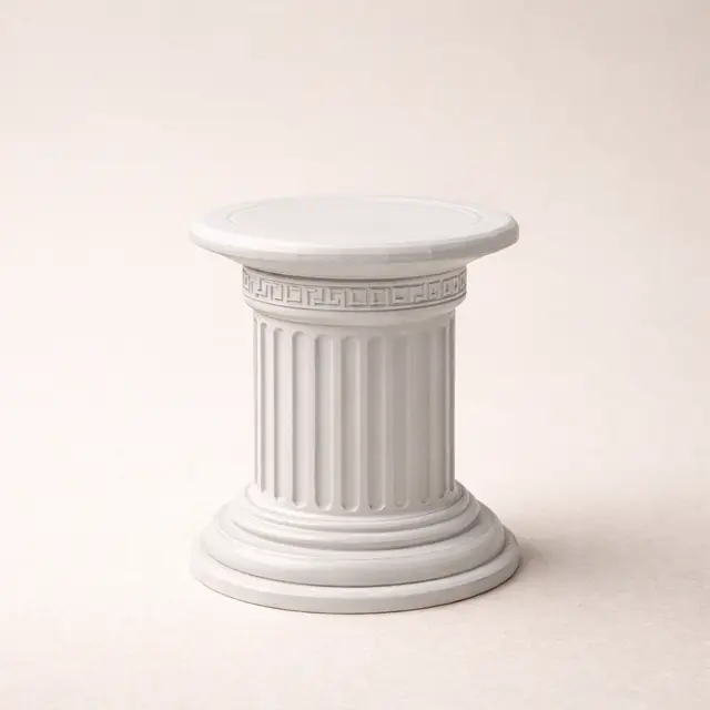 Hellenic Minimal Pedestal Stand – Greek Column Base | 3D Printable STL — modelo 3D