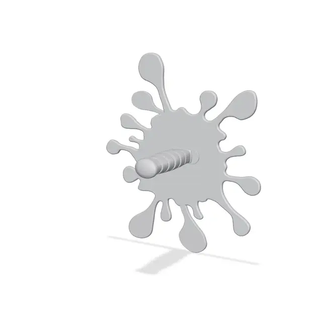 Halloween Coaster Set with Blood-Splatter Knife Stand (Limited Time Free) — modelo 3D