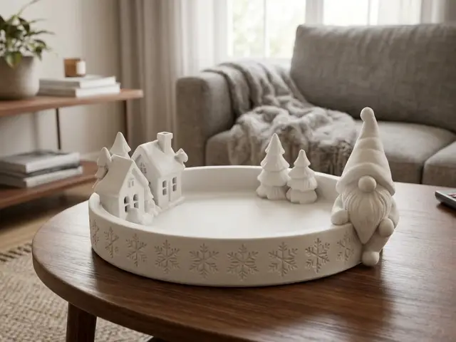 Holiday decorative Christmas catchall tray — modelo 3D