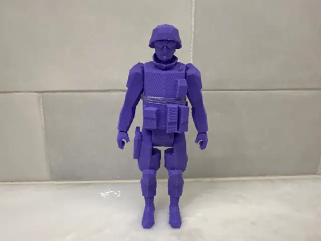 Army man kenner figure — modelo 3D