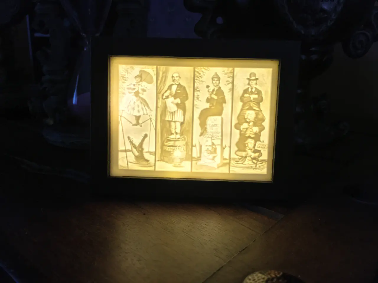 Haunted Mansion Stretching Portraits Lithophane — modelo 3D