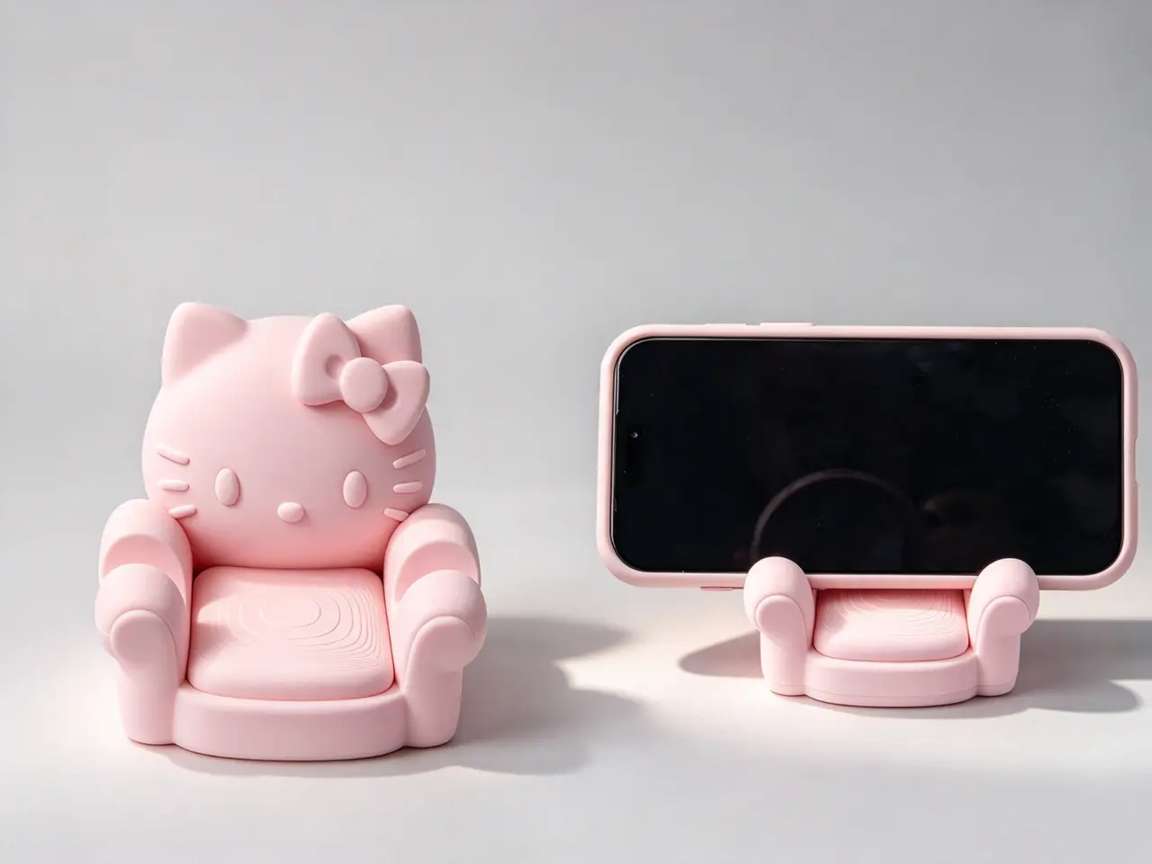 hello Kitty沙发手机支架 — modelo 3D