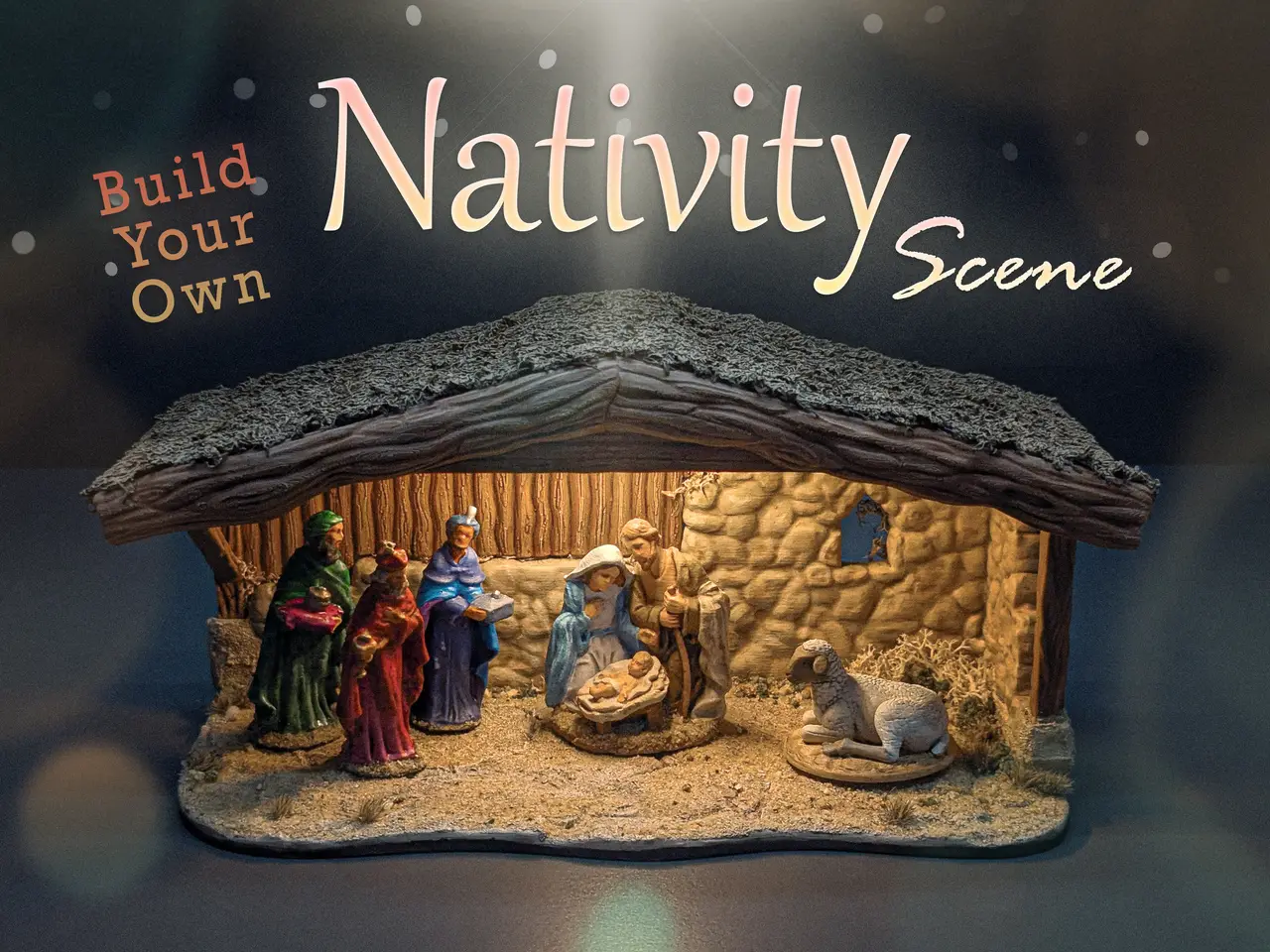 Build your own...Nativity Scene! Diorama Base Mesh — modelo 3D