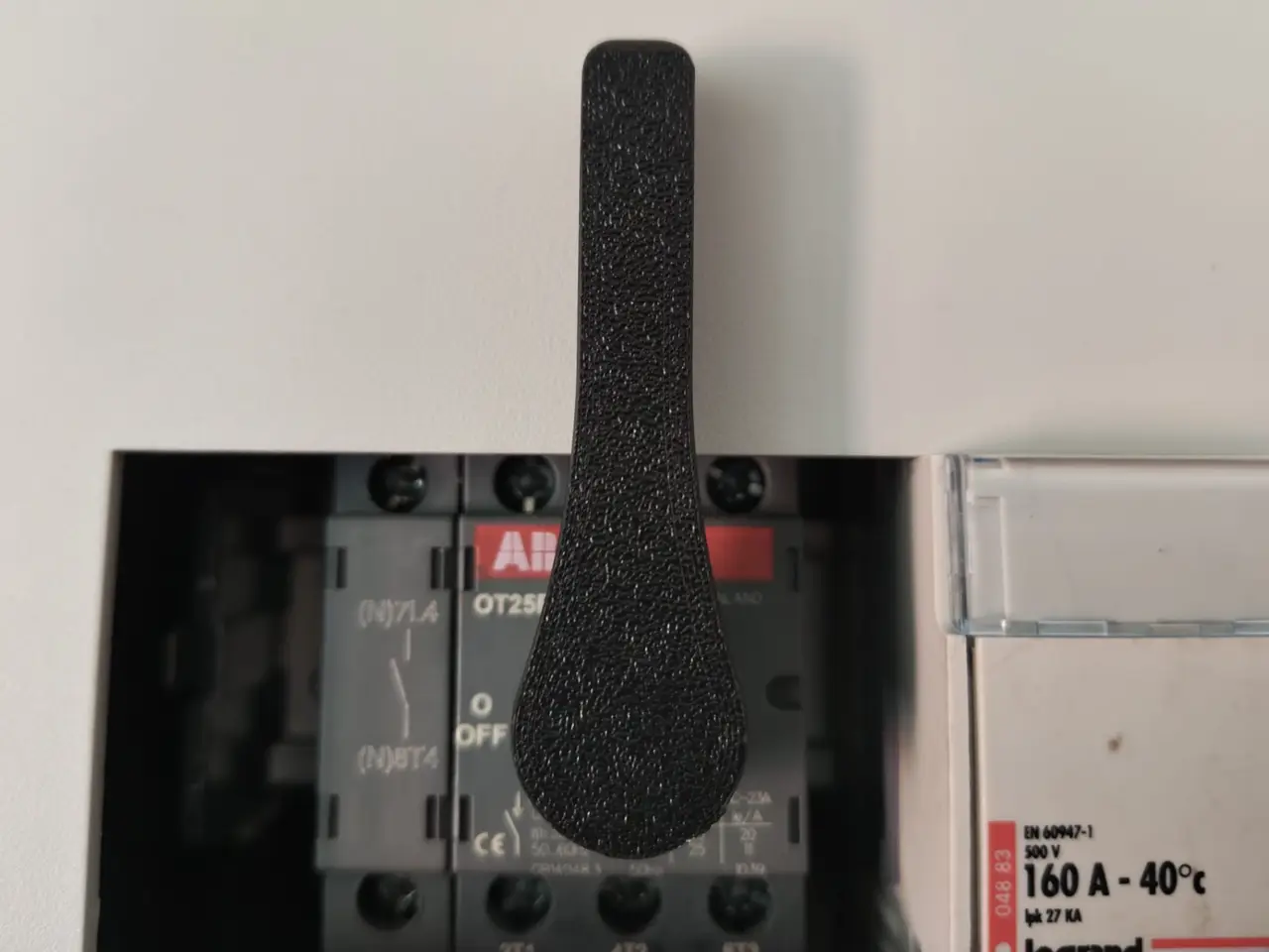 Adattatore manopola per sezionatore ABB OT25 — modelo 3D