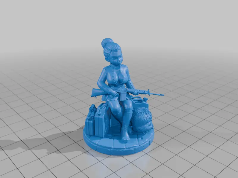1980s welsh guard gnome. — modelo 3D