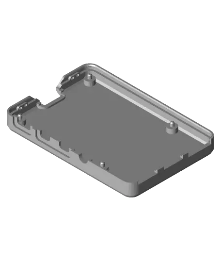 simple raspberry pi 4b case bottom — modelo 3D