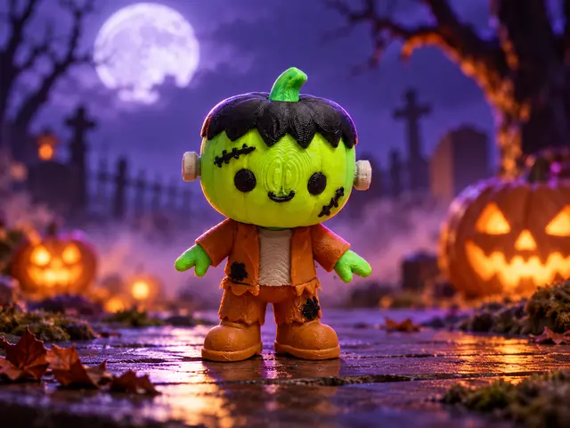 Pumpkin Head Frankenstein — modelo 3D