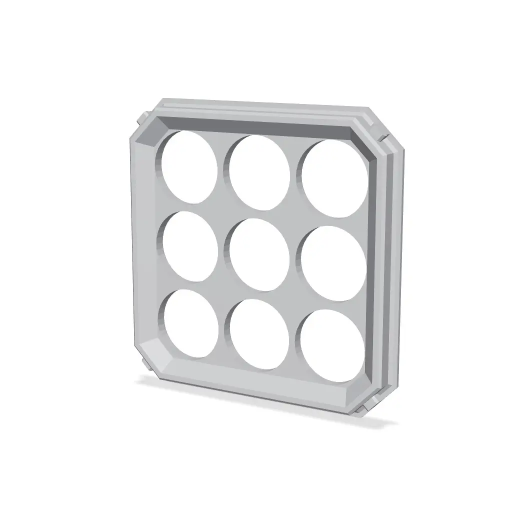 MultiBin Top – 9x AAA Battery Holder | MultiBuild — modelo 3D