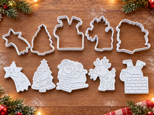 Christmas Cookie Cutter Weihnachts-Ausstechformen — modelo 3D