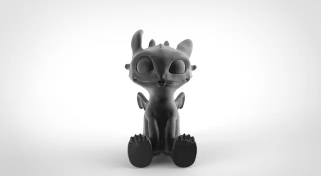 Toothless — modelo 3D