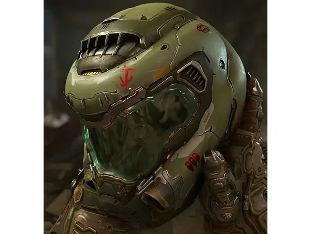Doom Helmet — modelo 3D