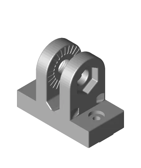 articulating mount adapter — modelo 3D