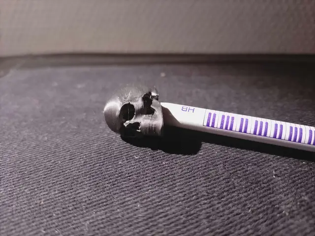 Pencil Skull (7.5mm Pencils) — modelo 3D