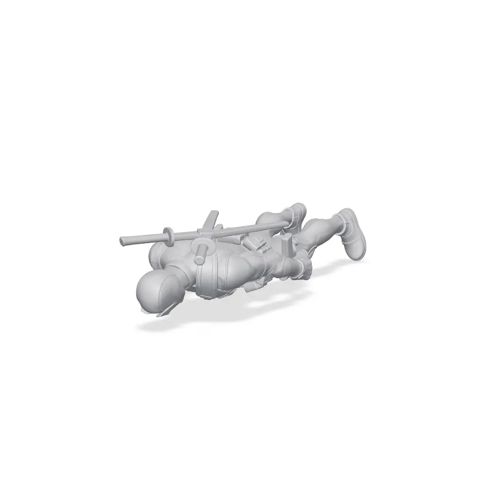 Deadpool Action Figure Marve — modelo 3D