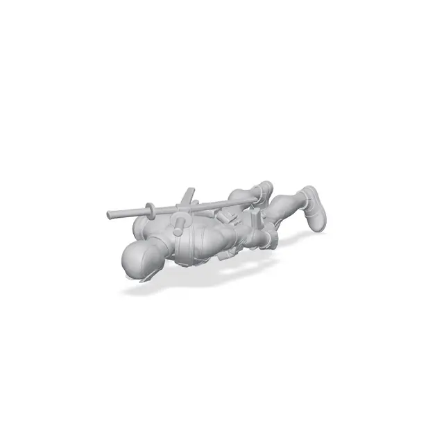 Deadpool Action Figure Marve — modelo 3D