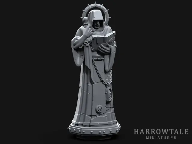 Gothic Hooded Statue — modelo 3D