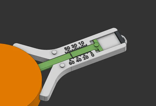 Radius Gauge — modelo 3D