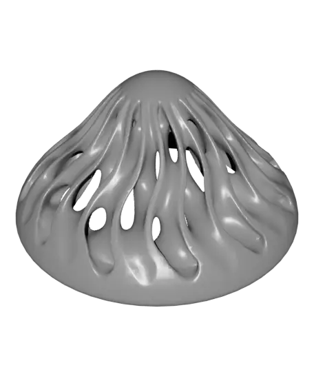 Messy Mushroom (Gyroid) — modelo 3D