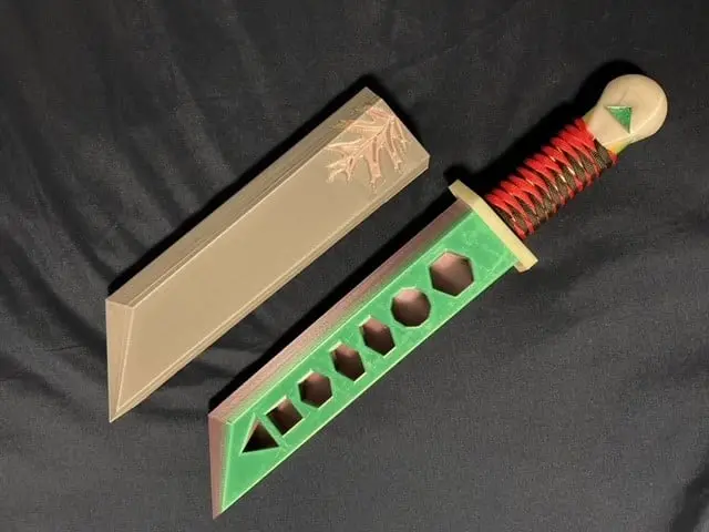 DnD Dice Sword — modelo 3D