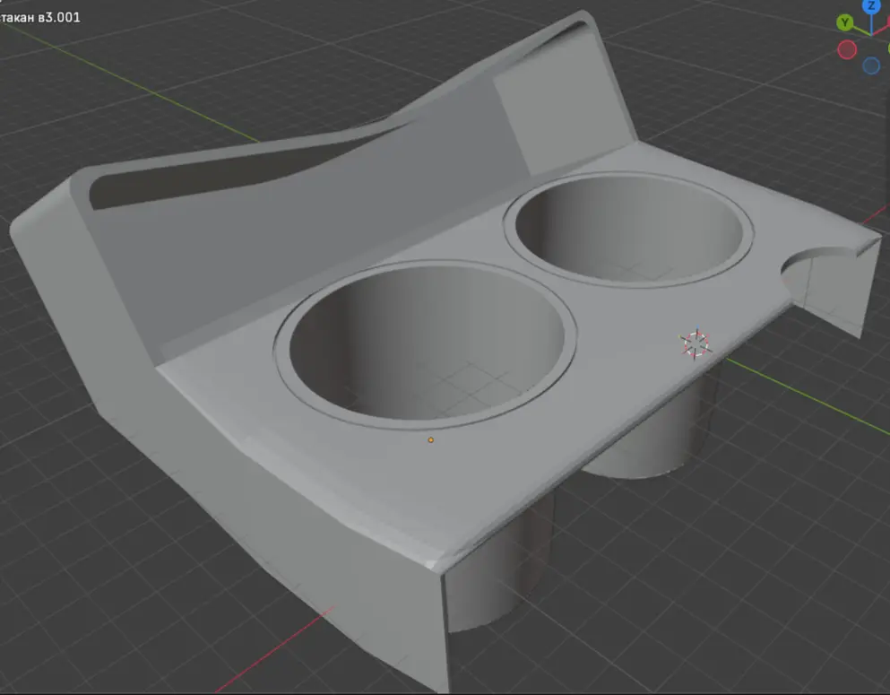 Renault Logan 1 cup holder — modelo 3D