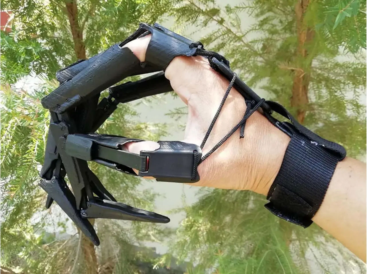 Mechanical Hand_Articulated Bone Fingers — modelo 3D