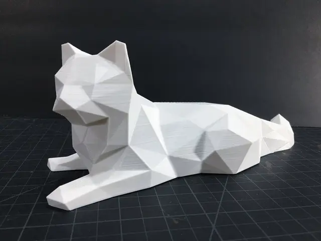 Low Poly Cat — modelo 3D