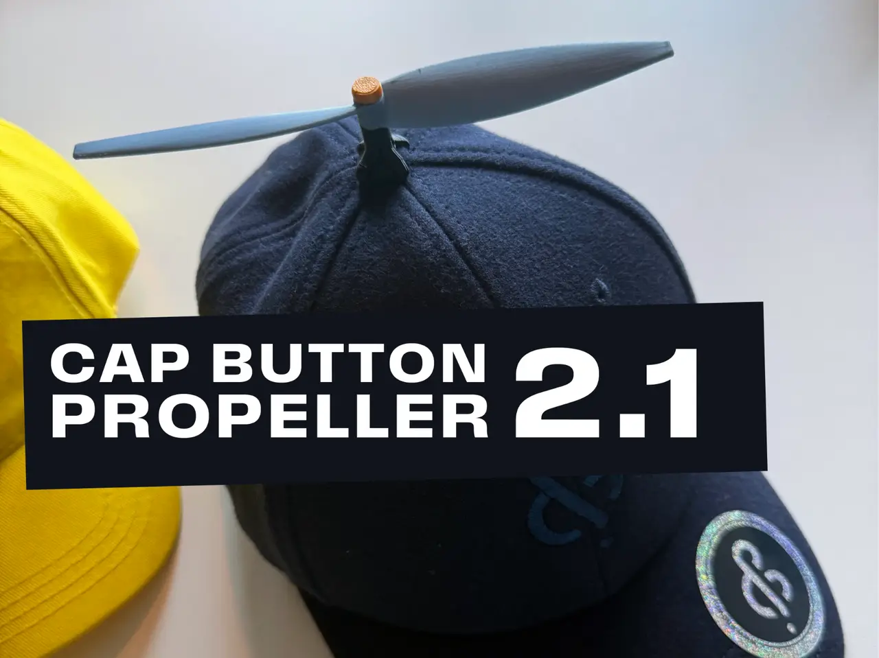 Cap Button Propeller — modelo 3D